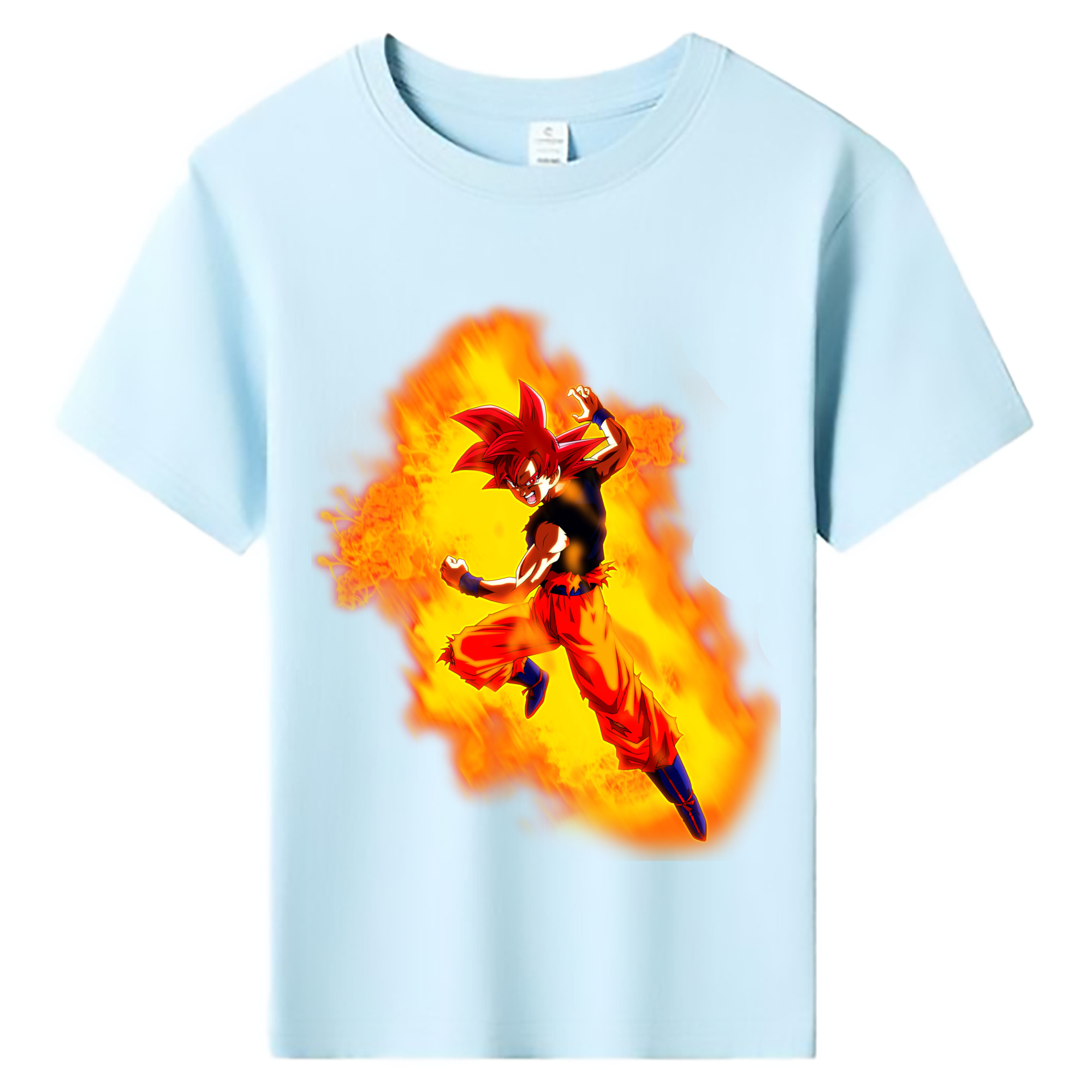 （画像用） ドラゴンボール 孫悟空（そん ごくう）Son Goku カカロット DRAGON BALL Kakarotto 綿100％キッズTシャツ（フロントプリント）